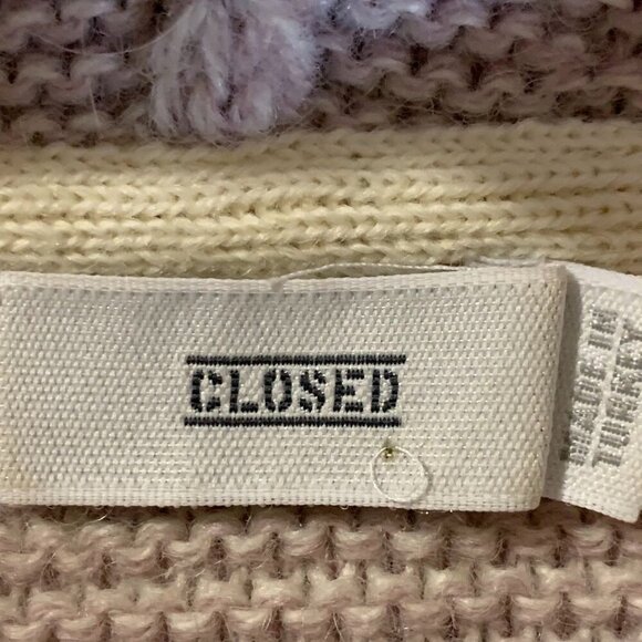 Closed Women's Knitted Italian Yarn Alpaca Merino Wool Blend Hoodie Size XS - Picture 7 of 13